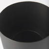 Juno 6.5H Medium Black Iron Vase, by Mercana, 8.5" length x 6" width x 6.5" height thumbnail 8