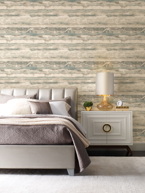 High Tide Taupe Wallpaper