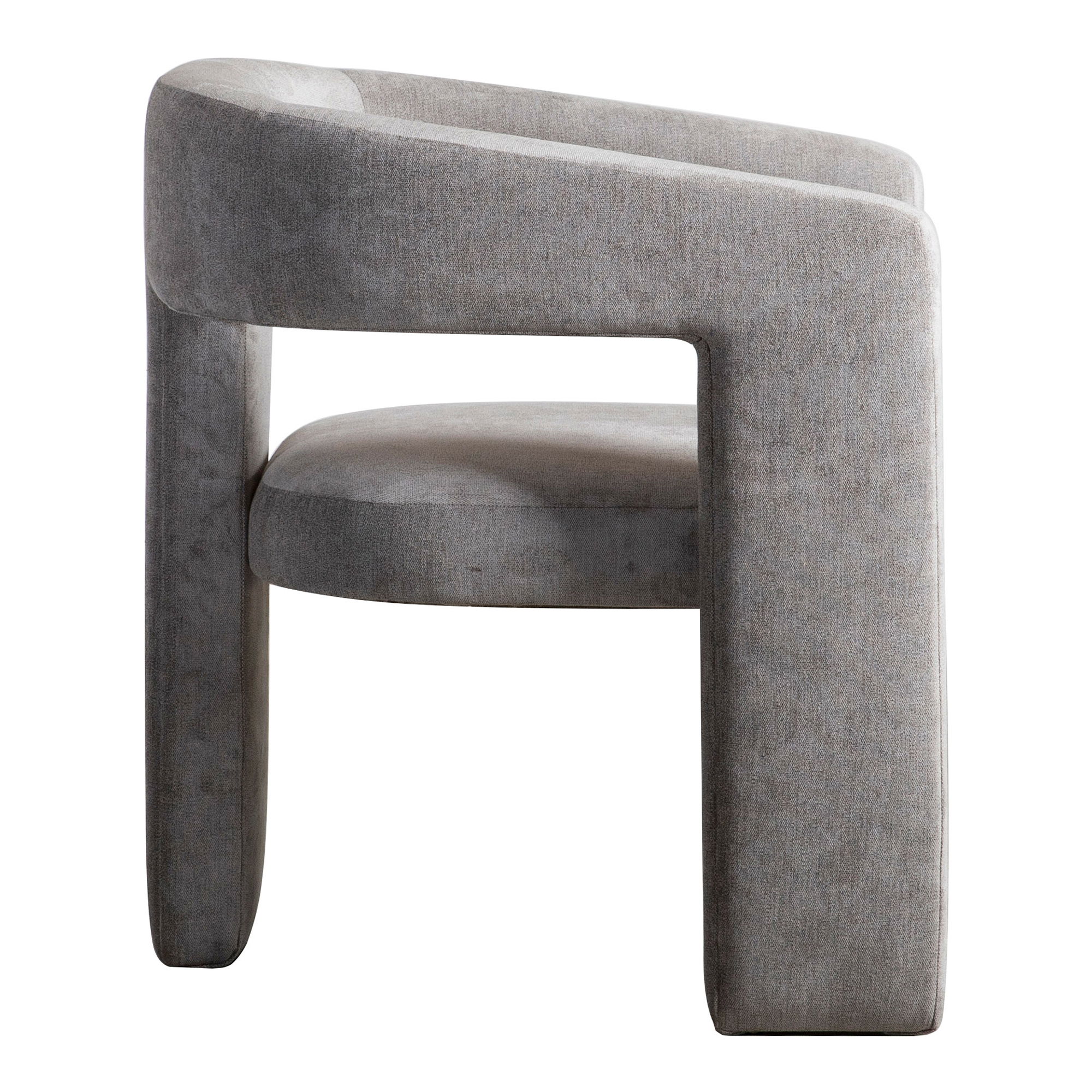 Elo Chair Light Grey, Accent Chair by Moe's Home, 29" width x 32" height x 28" depth View 4