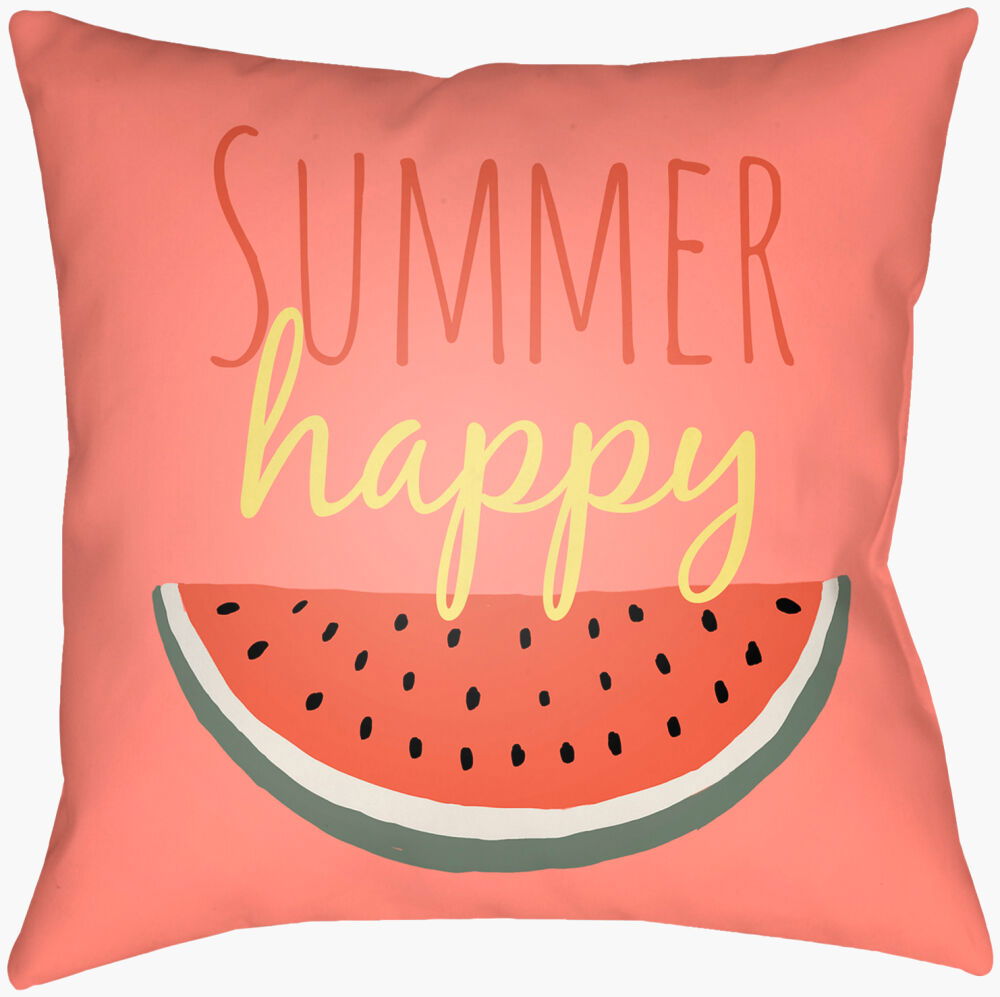 Summer Accent Pillow, Decorative Pillow by Surya, 16" length x 16" width