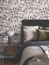 Orchid Conservatory Toile Mulberry Wallpaper thumbnail 2