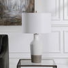 Dakota White Crackle Table Lamp, by Uttermost, 15" width x 26.5" height x 15" depth thumbnail 5
