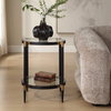 Chadid Round Glass Side Table, Furniture by Uttermost, 21.75" width x 23.75" height x 21.75" depth thumbnail 2