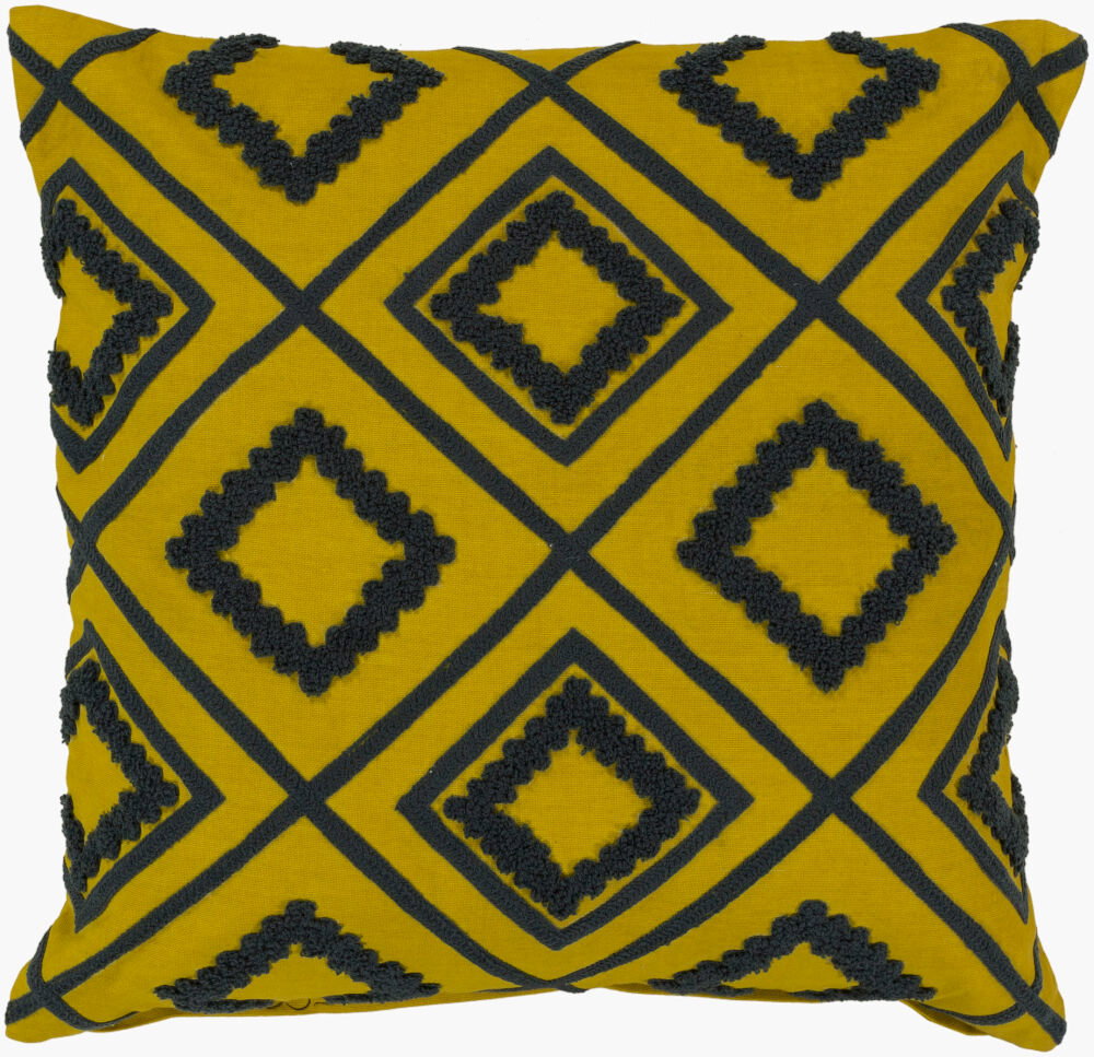 Tribe Accent Pillow, Decorative Pillow by Surya, 18" length x 18" width