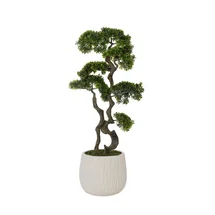 Online Designer Bathroom Artificial Bonsai Tree In A Shell Designed Fiberstone Planter