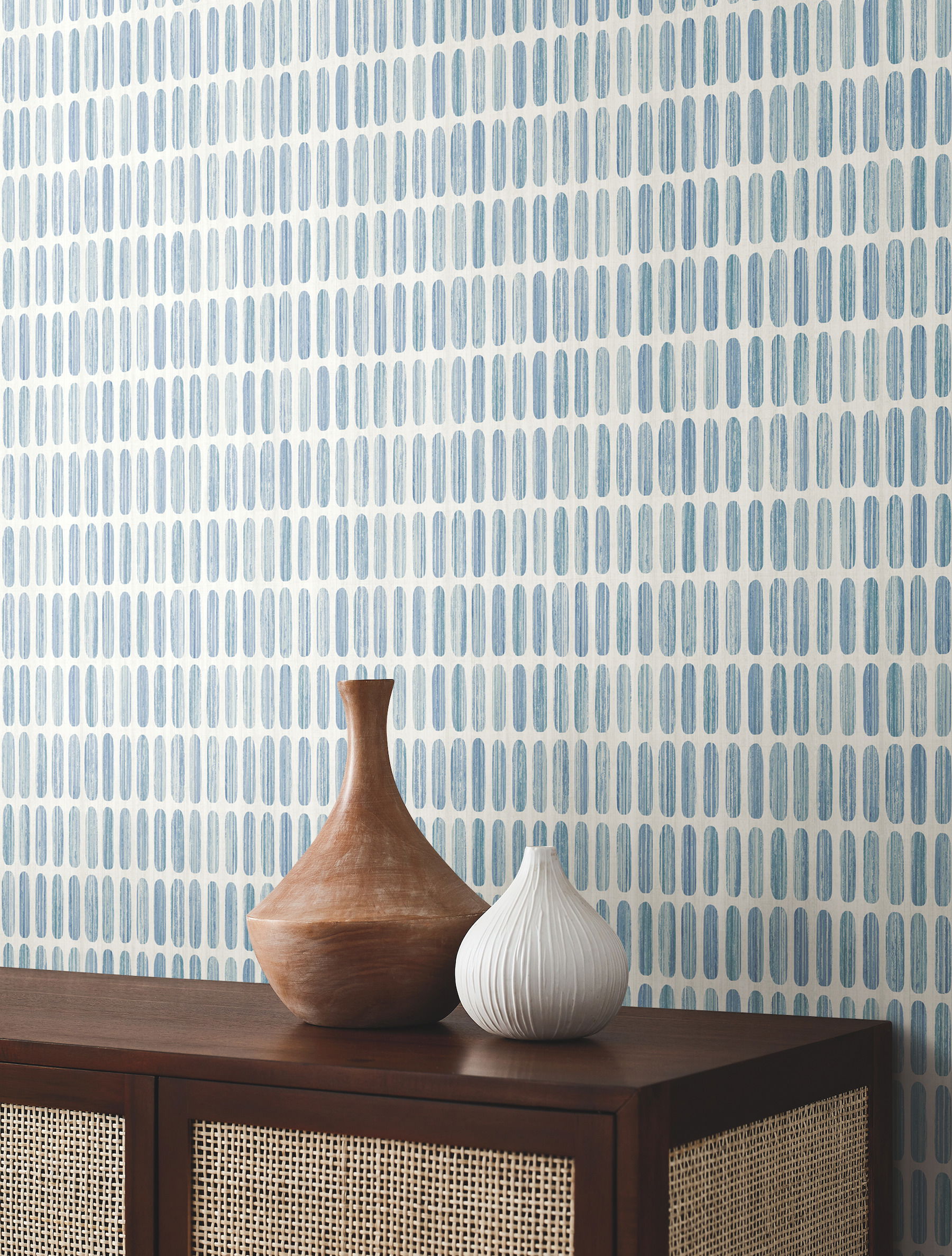 Petite Pergola Blue Wallpaper large image 