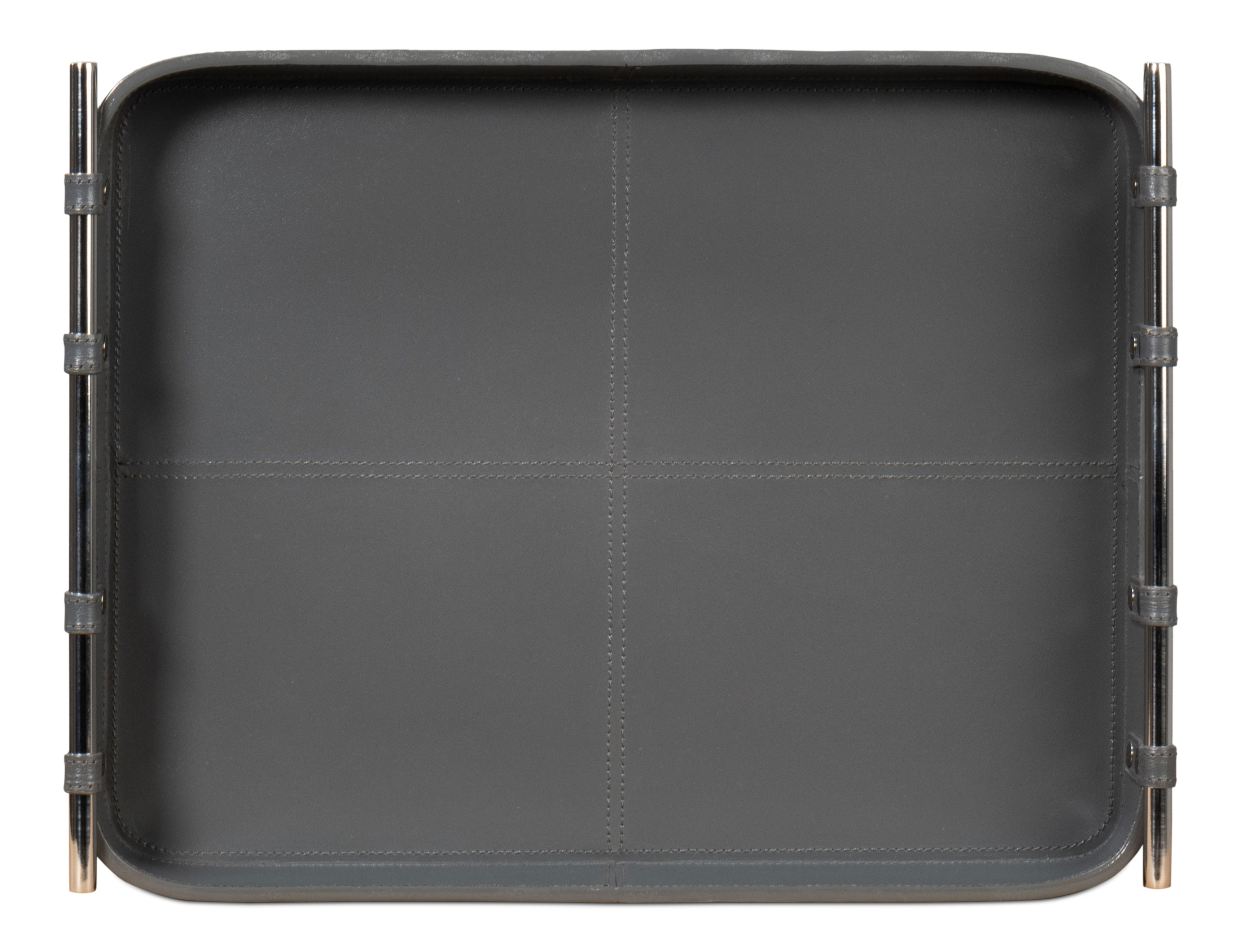 Safari Leather Tray, Quiet Shade large image 