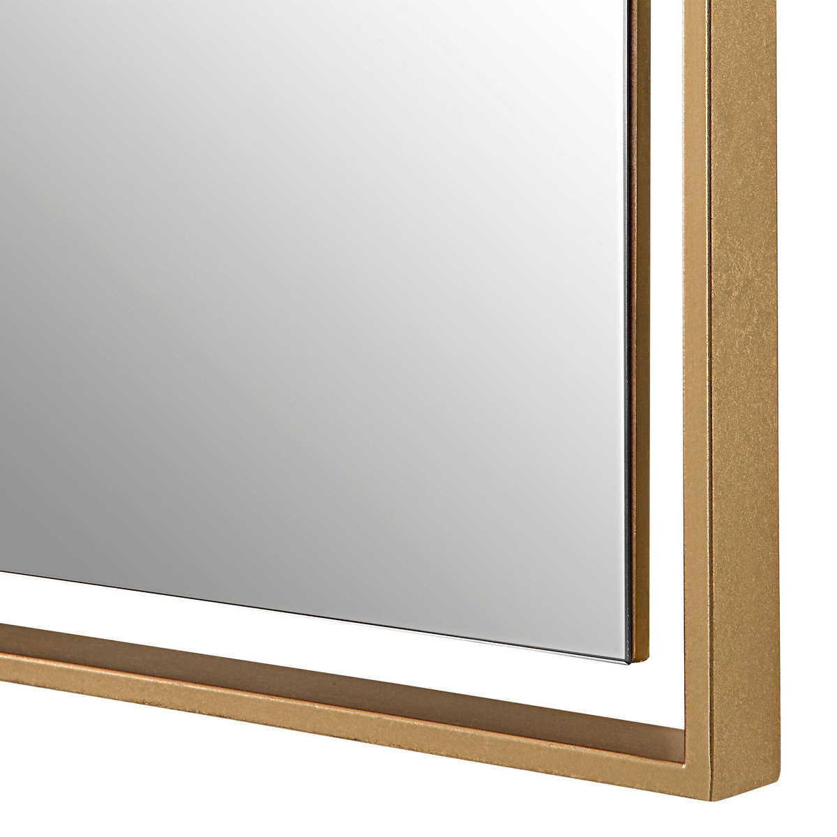 Egon Gold Wall Mirror, by Uttermost, 2'5.87" width x 4'2" height x 1.62" depth View 6