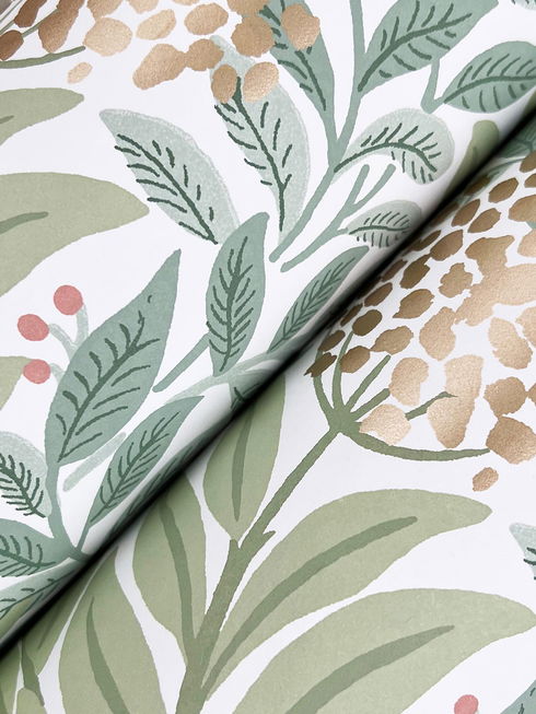 Highgrove White Wallpaper