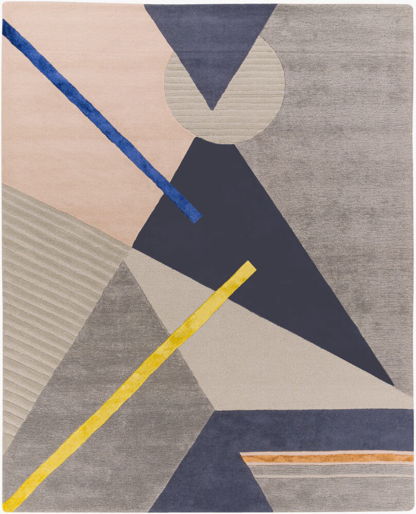 Mid Century Handmade Rug, by Surya, 3' length x 2' width