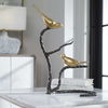 Birds On A Limb Sculpture, Decorative by Uttermost, 11.62" width x 18.25" height x 6.12" depth thumbnail 5