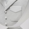 Mozart 22.5H White Painted Resin Deer In A Suit Bust, Decorative Object by Mercana, 8.27" length x 6.89" width x 23.23" height thumbnail 7