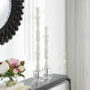 Norte White Stone Sculptures Set/2, Figurines & Statue by Uttermost, 4" width x 28.25" height x 4" depth thumbnail 3