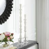 Norte White Stone Sculptures Set/2, Figurines & Statue by Uttermost, 4" width x 28.25" height x 4" depth thumbnail 3