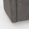 Dunstan Accent Chair Upholstered Gray Twill Fabric and Medium Brown Wood Feet thumbnail 10