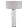 Lenta White Table Lamp, by Uttermost, 19" width x 30.25" height x 19" depth thumbnail 1