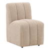 Marvin Dining Chair Camel, by Dovetail, 20.7" width x 32" height x 27" depth thumbnail 1
