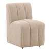 Marvin Dining Chair Camel, by Dovetail, 20.7" width x 32" height x 27" depth thumbnail 1