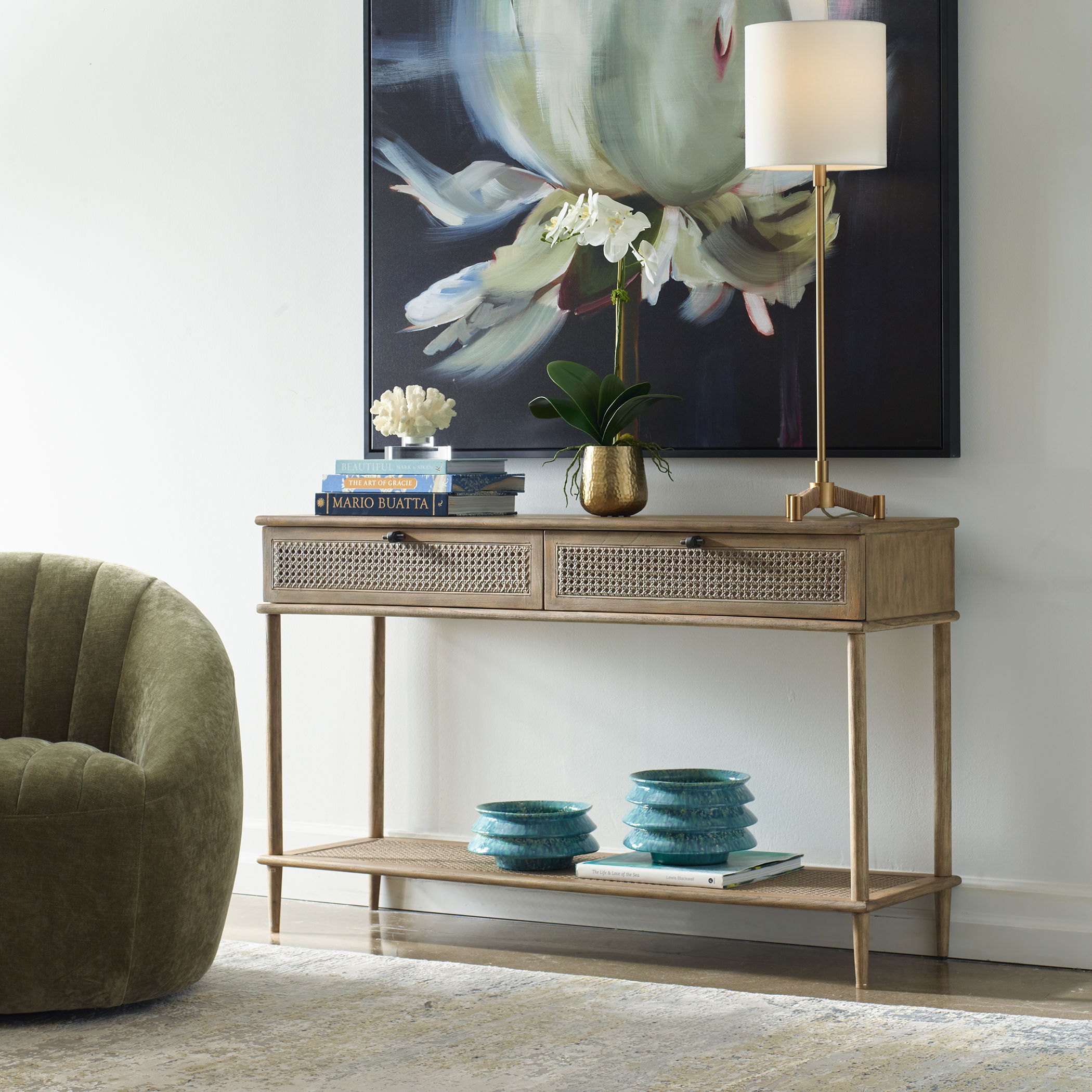 Coast Mid Century Console Table large image 