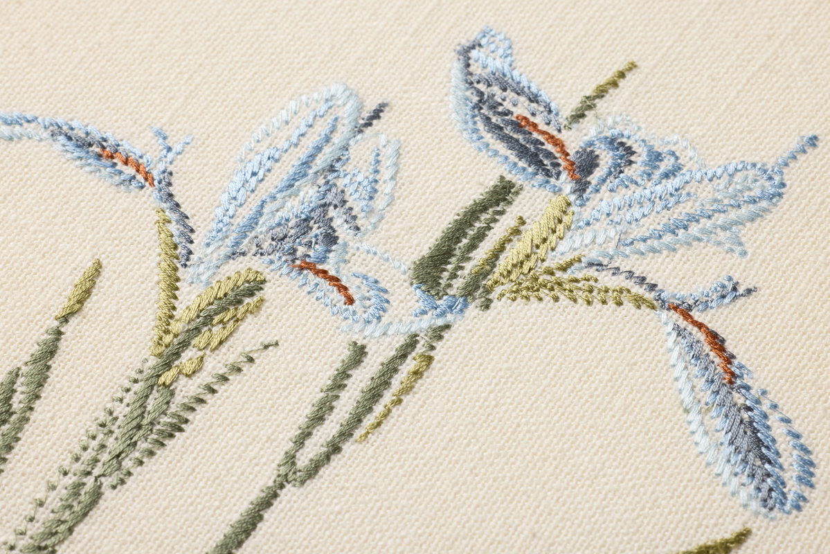 Loloi Iris Blue Wall Art, Wall Hanging, 12" length x 15" width View 3