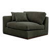 Rue Left Arm Facing Chair Deep Green, Sectional Sofa by Moe's Home, 47.6" width x 23.6" height x 41" depth thumbnail 3