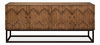 Aztec Sideboard On Stand, Brown thumbnail 1