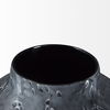 Masai Small Black Mottled Glass Vase, by Mercana, 10.31" length x 10.31" width x 9.25" height thumbnail 7