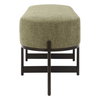 Merino Moss Fabric Bench, Benche by Uttermost, 56.5" width x 19" height x 17.6" depth thumbnail 6