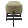 Merino Moss Fabric Bench, Furniture by Uttermost, 56.5" width x 19" height x 17.6" depth thumbnail 6