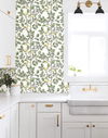 Limoncello Toile Green Wallpaper, by York Wall, 27' length x 2'3" width x 0.02" depth thumbnail 2