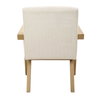 Blakely White Dining Arm Chair, Dining Chair by Uttermost, 25.5" width x 34.5" height x 27" depth thumbnail 7