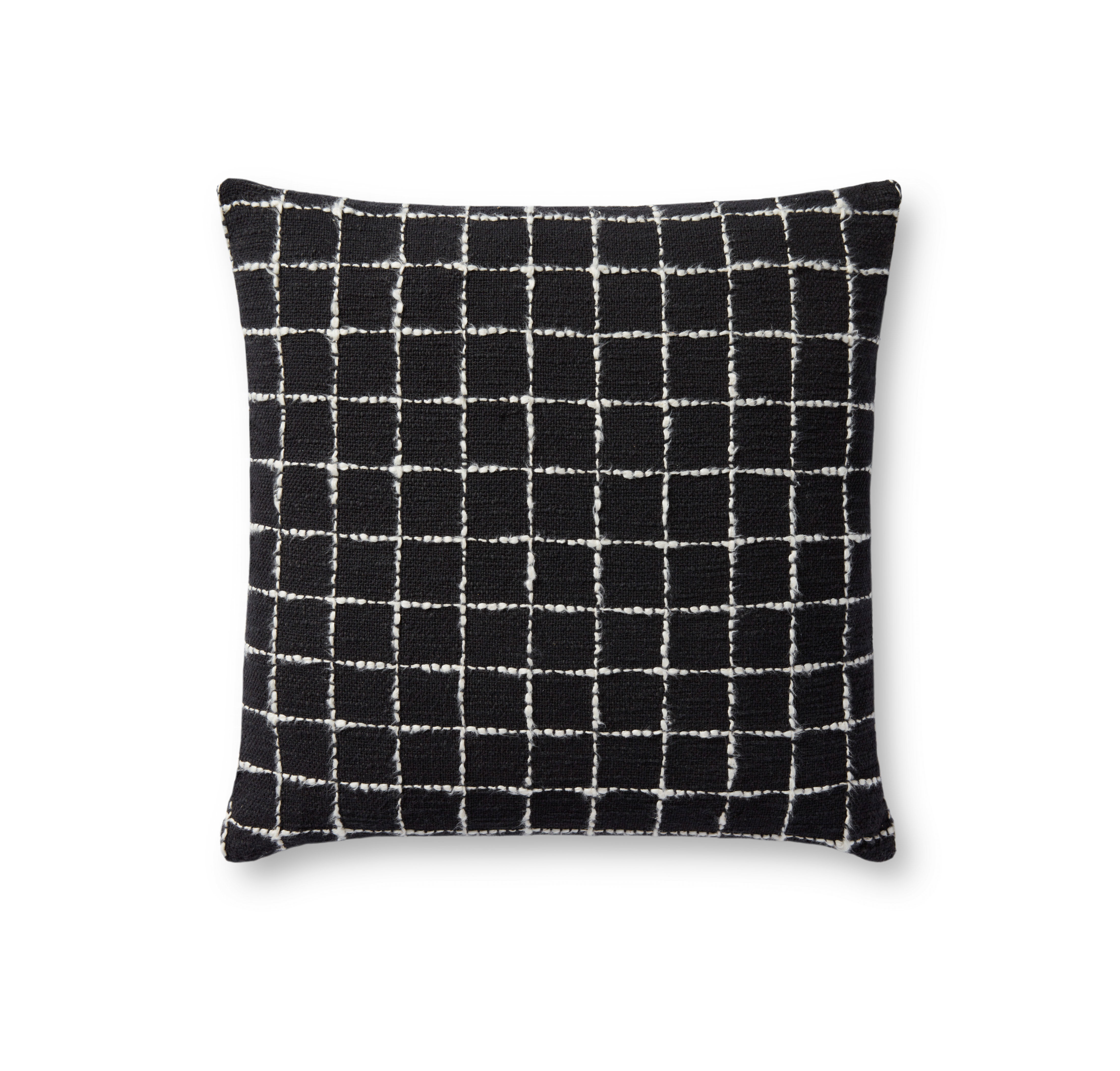 Magnolia Home by Joanna Gaines x Loloi Mary Pillow, Decorative Pillow, 18" length x 18" width