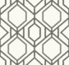 Sawgrass Trellis White & Grey Wallpaper, by York Wall, 27' length x 2'3" width x 0.02" depth thumbnail