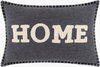 Home Time Lumbar Pillow, Decorative Pillow by Surya, 14" length x 22" width thumbnail