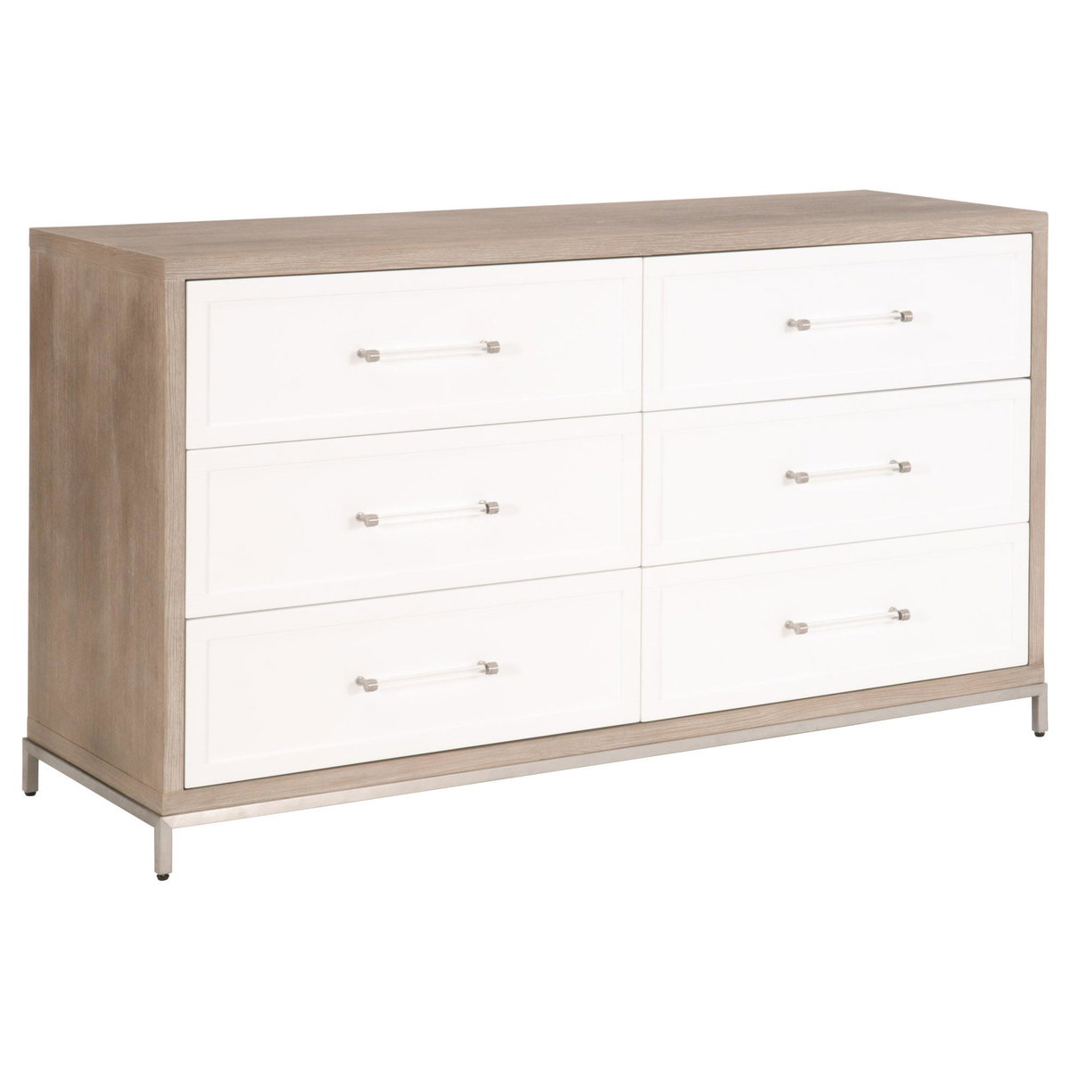 Wrenn 6-Drawer Double Dresser, by Essentials for Living, 63" width x 35" height x 20" depth View 3