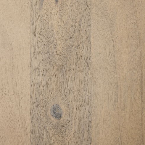 Givens 25.8"H Seat Height Brown Wood with Silver Metal Frame Counterstool