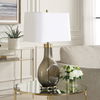 Shyla Dark Glass Table Lamp thumbnail 2