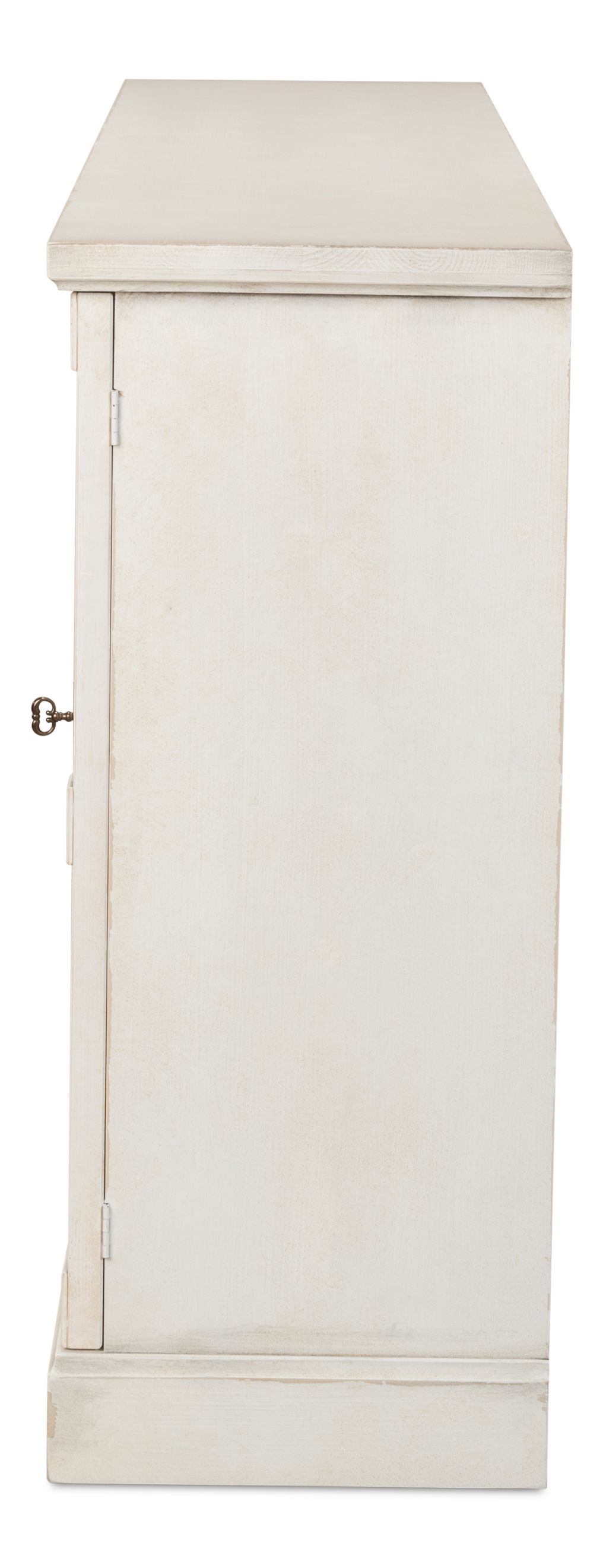 Lionisio Buffet,75',Stucco Wht,Wood Drs, Cabinets & Sideboard by Sarreid, 75" length x 15" width x 37" height View 4