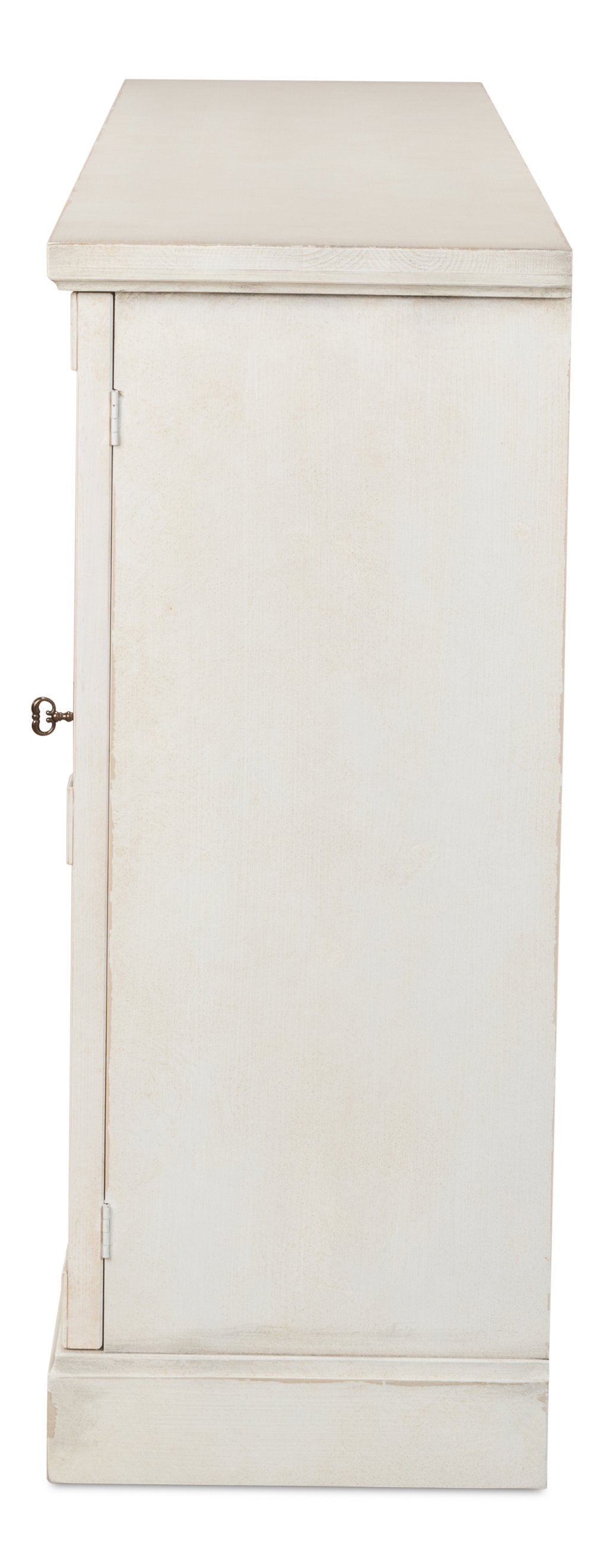 Lionisio Buffet,75',Stucco Wht,Wood Drs, Cabinets & Sideboard by Sarreid, 75" length x 15" width x 37" height View 4