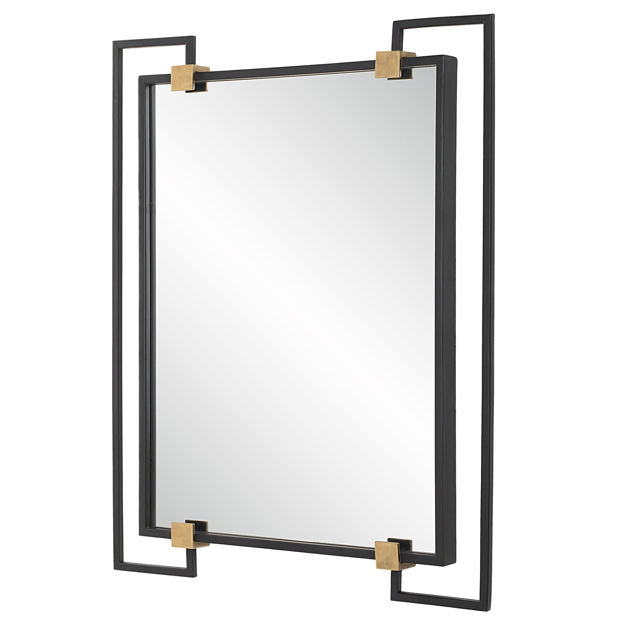 Ivey Rectangle Industrial Mirror large image 