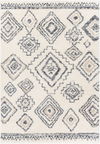 Puffy Shag Machine Woven Rug, by Surya, 1'3.75" length x 1'3.75" width thumbnail