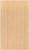 Jute Woven Handmade Rug, by Surya, 1'6" length x 1'6" width thumbnail