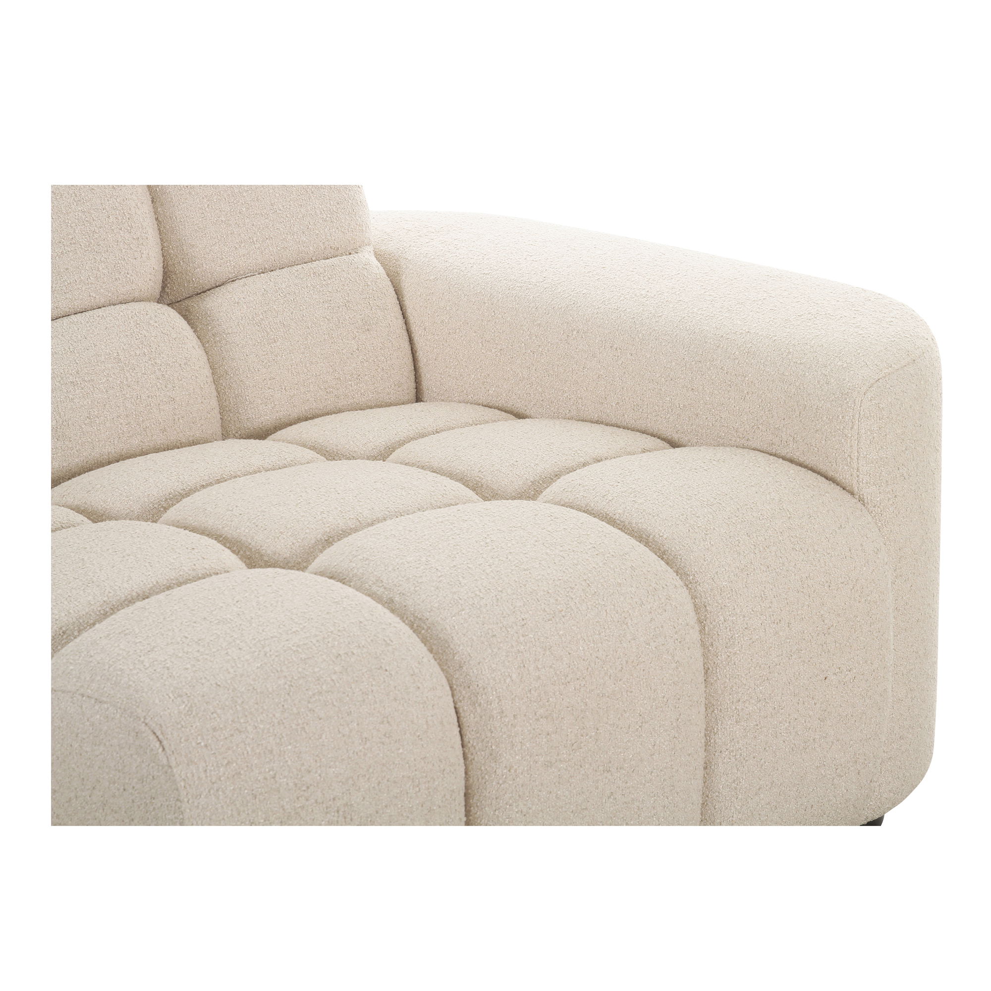 Roman L-shaped Sectional Oat large image 