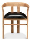 Rift Dining Chair, by Sarreid, 1'7" length x 1'11" width x 2'5" height thumbnail 2