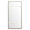 Wrenton Brass Rectangular Mirror, by Uttermost, 30" width x 60" height x 1.5" depth thumbnail 1
