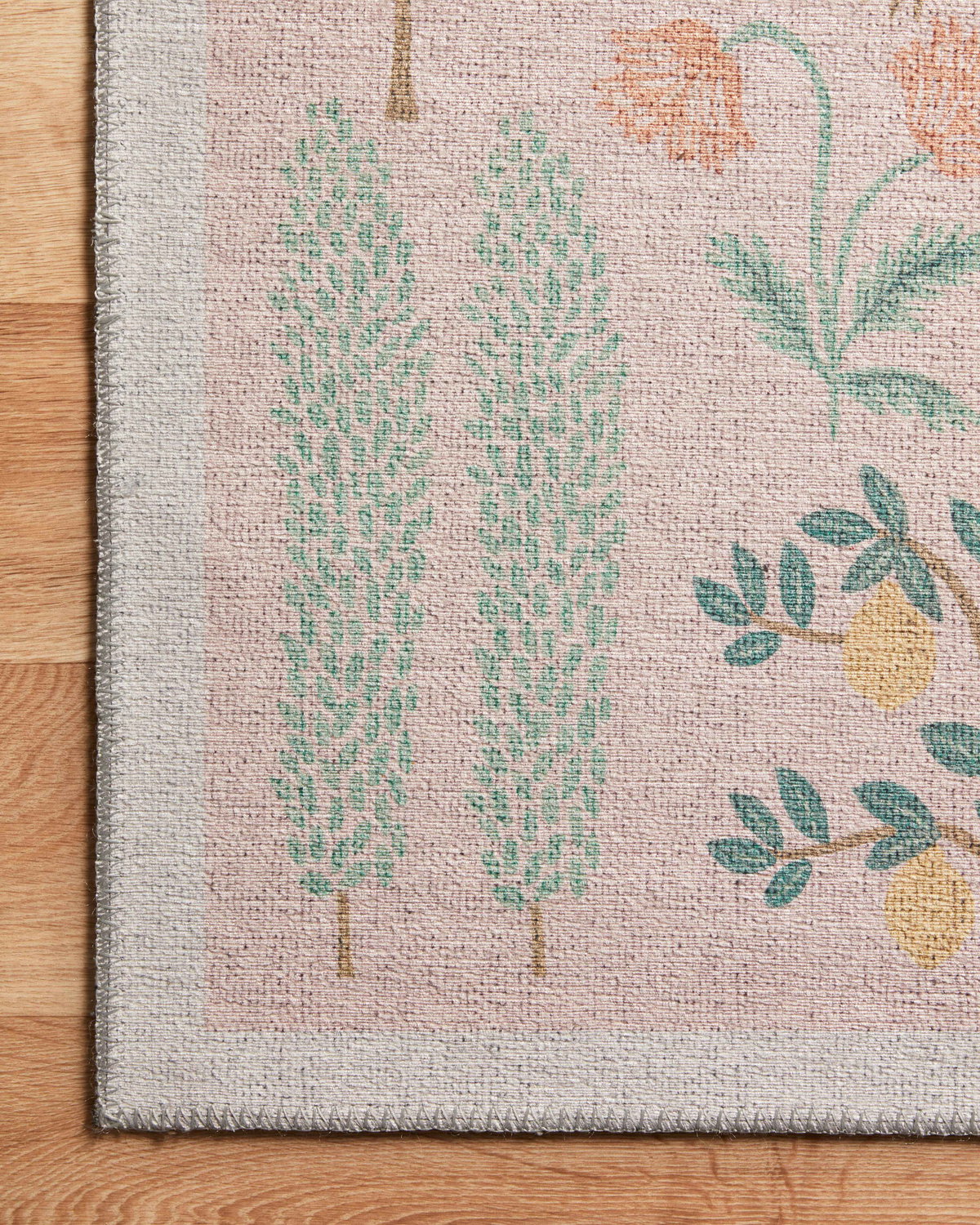 Rifle Paper Co. x Loloi Menagerie Rug, 2'3" length x 3'9" width View 3
