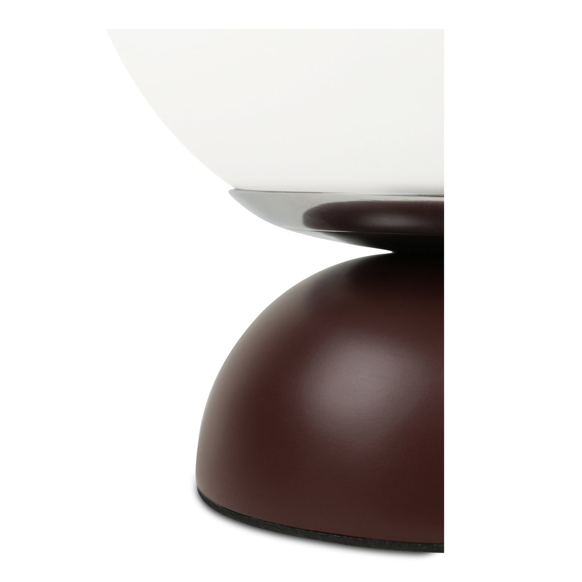 Ovi Table Lamp Deep Red, by Moe's Home, 5.9" width x 7.9" height x 5.9" depth View 4