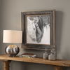 Custom Black And White Horses Print, Painting by Uttermost, 31.5" width x 31.5" height x 2.75" depth thumbnail 5