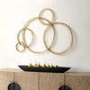 Golden Bubbles Metal Wall Decor, Sculptural Wall Art by Uttermost, 24.75" width x 34.25" height x 1.13" depth thumbnail 4