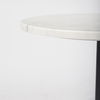 Maxwell Marble Top Pedestal End/Side Table thumbnail 4